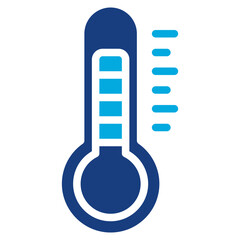 Canvas Print - Temperature icon vector image. Can be used for Skin Burns.