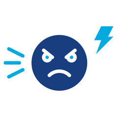 Sticker - Irritability icon vector image. Can be used for Allergy Symptoms.