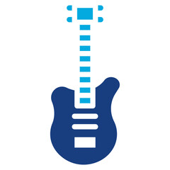 Poster - Electric Guitar icon vector image. Can be used for Rock and Roll.