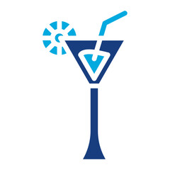 Canvas Print - Cruise Cocktail icon vector image. Can be used for Cruiser.