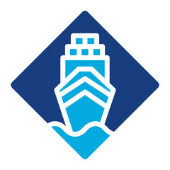 Poster - Cruise Terminal icon vector image. Can be used for Cruiser.