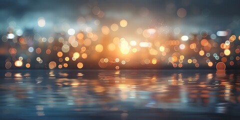 Wall Mural - Defocused city lights for New Year's background.