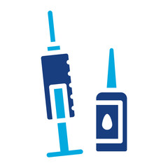 Poster - Vaccine Injection icon vector image. Can be used for Psychiatric Hospitals.