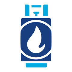 Wall Mural - Gas Cylinder icon vector image. Can be used for Oil And Gas.