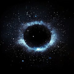 Wall Mural - black hole in space