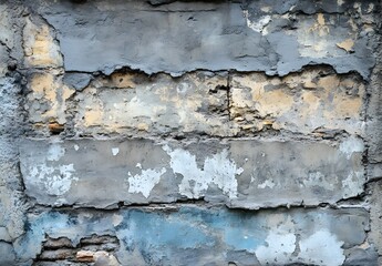 Wall Mural - Old Grey Weathered Wall Texture