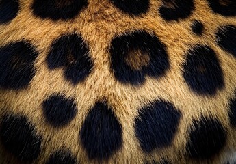 Closeup of Leopard Fur Texture