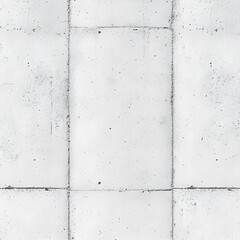 Canvas Print - White Concrete Wall Texture Seamless Pattern