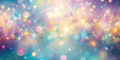 Wall Mural - Abstract background with pastel splatters and glowing lights, perfect for a modern and artistic design