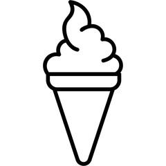 Canvas Print - Ice Cream Icon