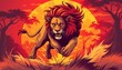 © Muhaimin - Intense Lion Chase in the Savanna