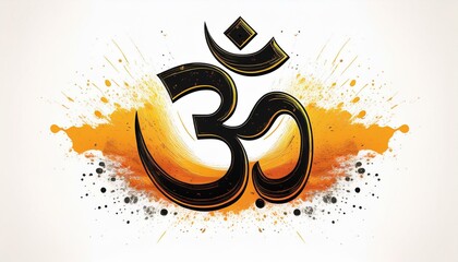 Om or Aum sign and symbol of hinduism