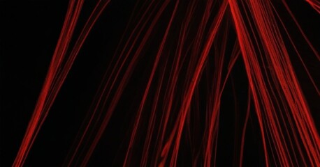 Aufkleber - a close-up view of a red, glowing line against a black background.