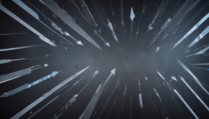 Aufkleber - a dark, abstract background with numerous white, diagonal lines radiating outwards, creating a sense of movement and energy.