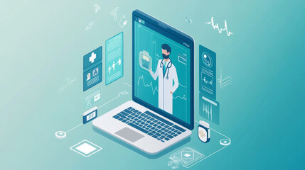 Telemedicine uses technology to connect patients and doctors remotely. This includes online consultations, online medication ordering, and even using QR codes to access health information.