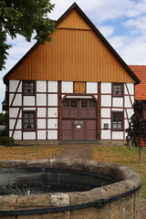 Historisches Gebäude in der Altstadt von Bad Wünnenberg in Nordrhein-Westfalen	