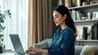 © MP Studio - The Woman Using Laptop Quietly