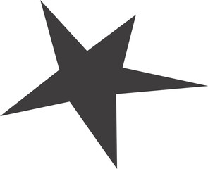 Wall Mural - star shape icon. y2k abstract irregular shiny sparkle. flash sparks starburst graphic element. twink