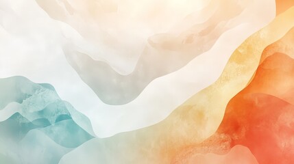 Wall Mural - Imagine an abstract background with a mix of textured gradients and soft, organic forms