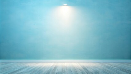 Wall Mural - Calm sky blue wallpaper with light tones for a soothing background