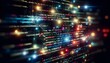 © QasimAli - Close-up shot of colorful programming code on a dark screen with a tilt-shift lens effect, underlying a technology concept