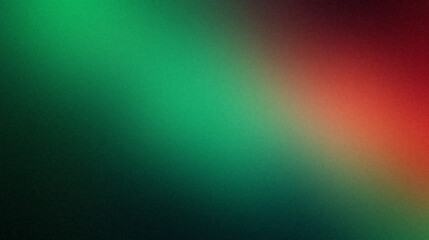 A blurred gradient background featuring smooth transitions between green, red, and black tones, creating an atmospheric and artistic effect.