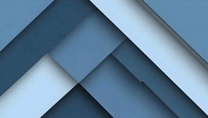 Wall Mural - Abstract geometric background with blue and white shapes.