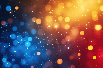 Wall Mural - Bokeh Plain red  yellow and blue backgrounds intersect each other