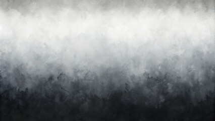 Bold Japanese ink wash wallpaper with a dramatic gradient from dark charcoal to bright platinum