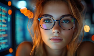  AI cyber security concept. Diverse IT specialist team analyzing artificial intelligence online risk threats to consumer data & privacy. Software developers coding & ethical hacking in dark office 