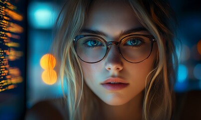  AI cyber security concept. Diverse IT specialist team analyzing artificial intelligence online risk threats to consumer data & privacy. Software developers coding & ethical hacking in dark office 