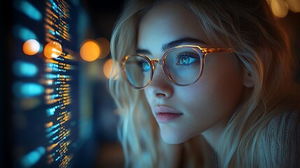  AI cyber security concept. Diverse IT specialist team analyzing artificial intelligence online risk threats to consumer data & privacy. Software developers coding & ethical hacking in dark office 