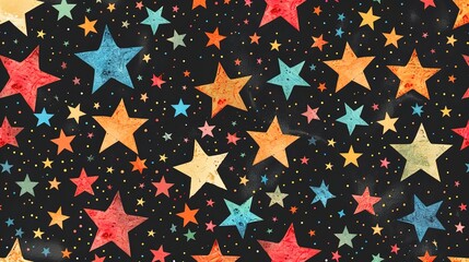 Star pattern seamless wallpaper