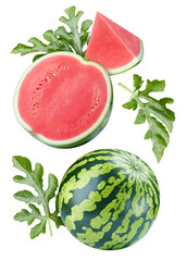 Sticker - Watermelon isolated on white background