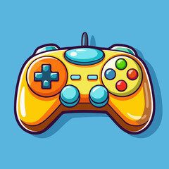 Wall Mural - vector illustration of joystick controller game