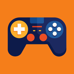 vector illustration of joystick controller game