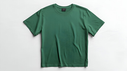 Green T-Shirt Mockup for Design Presentation