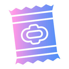 Sticker - sanitary Gradient icon