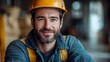 © studio clever - Portrait of a Happy Construction Worker Generative AI