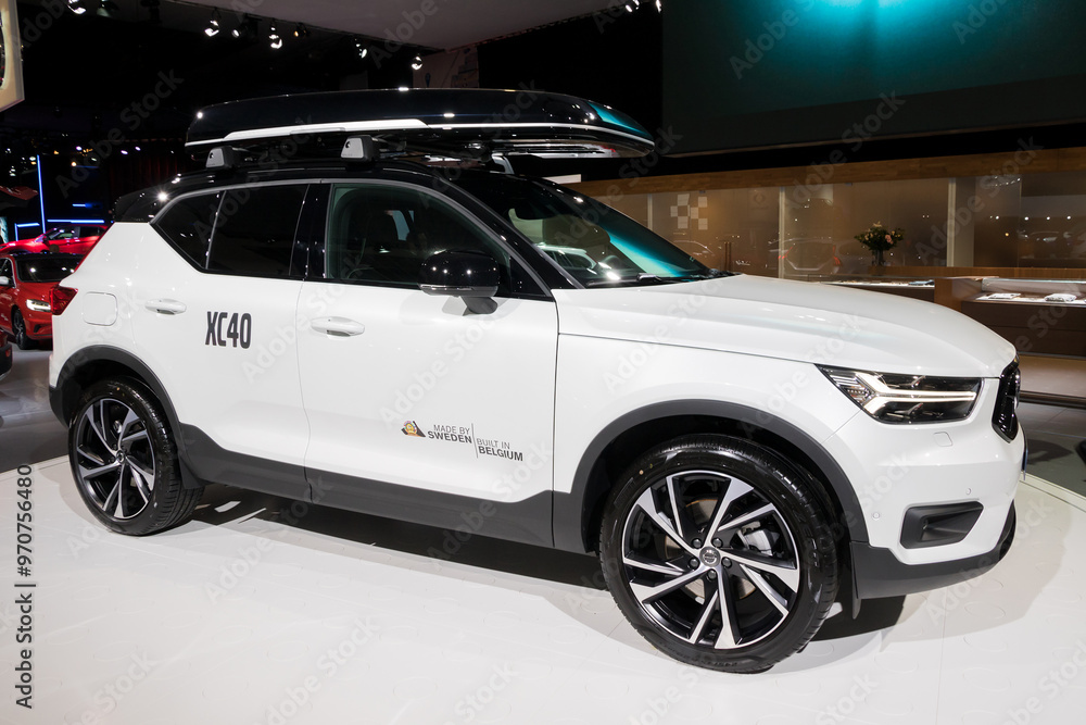 Volvo XC40 compact SUV car Stock Photo | Adobe Stock