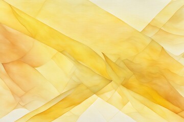 Wall Mural - Abstract Yellow and White Geometric Pattern