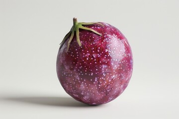 A close-up shot of a fresh apple on a white surface