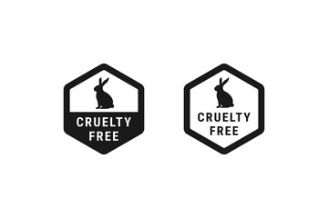 Wall Mural - New Cruelty Free Label or sign Vector Isolated in Flat Style. New Cruelty Free Label for product packaging design element. Great Cruelty Free Stamp for Product packaging Design Element.