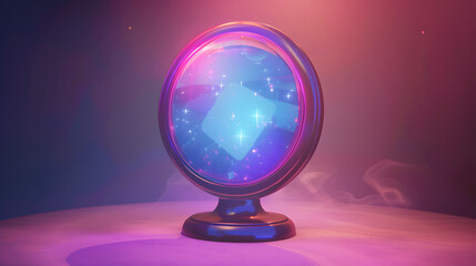 Magic Mirror icon magic equipment 3D