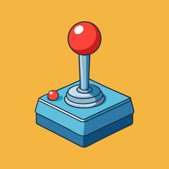 Wall Mural - vector illustration of joystick controller game