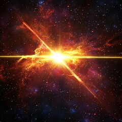 Wall Mural - A bright supernova explodes.
