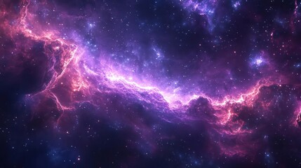 Wall Mural - A beautiful image of a vibrant galaxy filled with stars and nebulae,