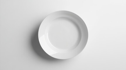 The Elegant White Dinner Plate