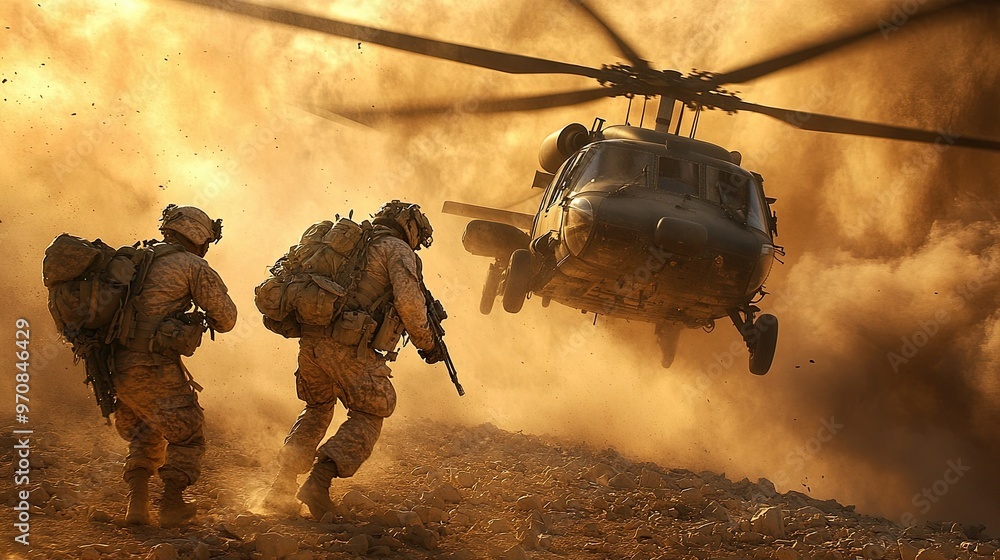 Soldier Rushing Ilustración de Stock 24. A combat medic rushing a wounded soldier onto ...