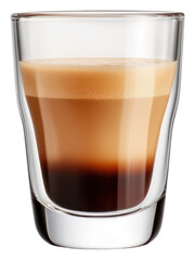 Sticker - PNG Glass espresso coffee drink.